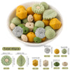Silicone Focal Beads Set with Flower & Leaf Shapes for Jewelry Making