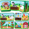 Soft Felt Farm Animal Busy Book for Toddlers
