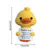 Handmade Crochet Positive Doll with Hugging Card