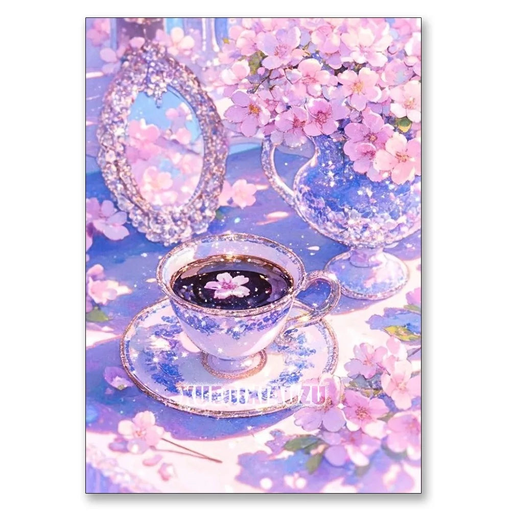 Cat Lover Diamond Painting Kit — DIY Full Drill Craft for Home Wall Decor