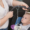 Adjustable Silicone Pacifier Clip with Anti-Drop Chain