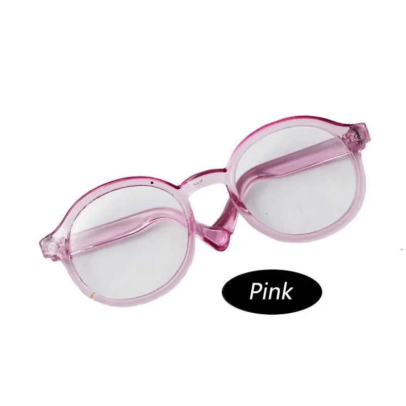 Transparent Plastic Sunglasses for Labubu Dolls (15cm/20cm)