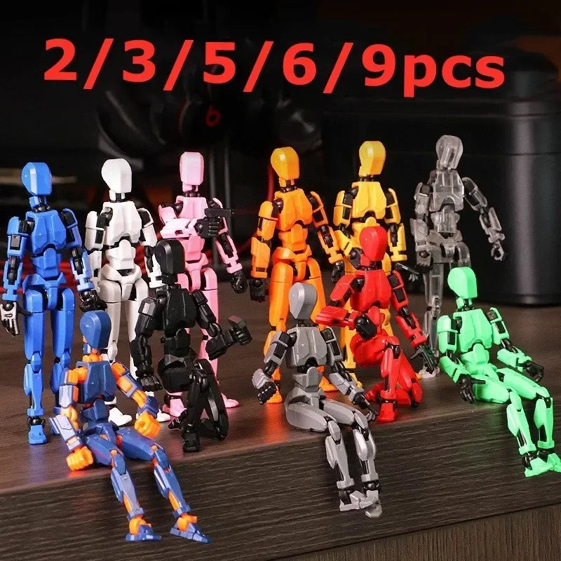 Poseable 3D Printed Robot Action Figure – Multi-Jointed Model for Creative Play