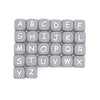 Silicone Letter Beads for DIY Bracelets and Jewelry Making