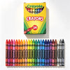 A box of Crayola crayons with 24 crayons visible, displayed against a white background.