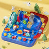 Racing Rail Car Adventure Set — Mechanical Track Toy for Kids