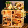 DIY Wooden Miniature Dollhouse Coffee Shop Kit