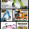 1:64 Scale Remote Control Engineering Vehicle with Lights and Sounds