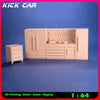 1/64 Scale Resin Tool Cabinet Set for Diorama Scenes