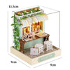 DIY Wooden Book Nook Kit — Miniature Dollhouse 3D Puzzle Bookend