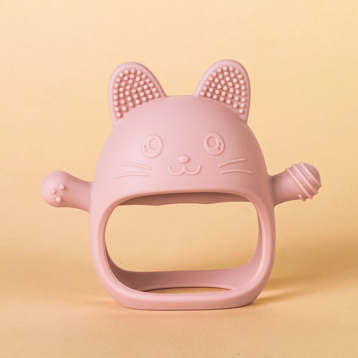 Chick-Shaped Silicone Teether Gloves for Babies