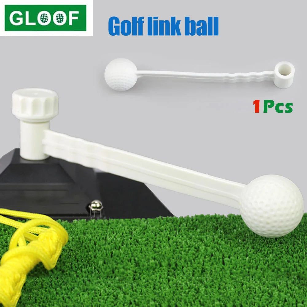 Golf Swing Trainer with Ball on a Stick