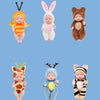 Mini Sleeping Baby Dolls with Clothes - Set of 6