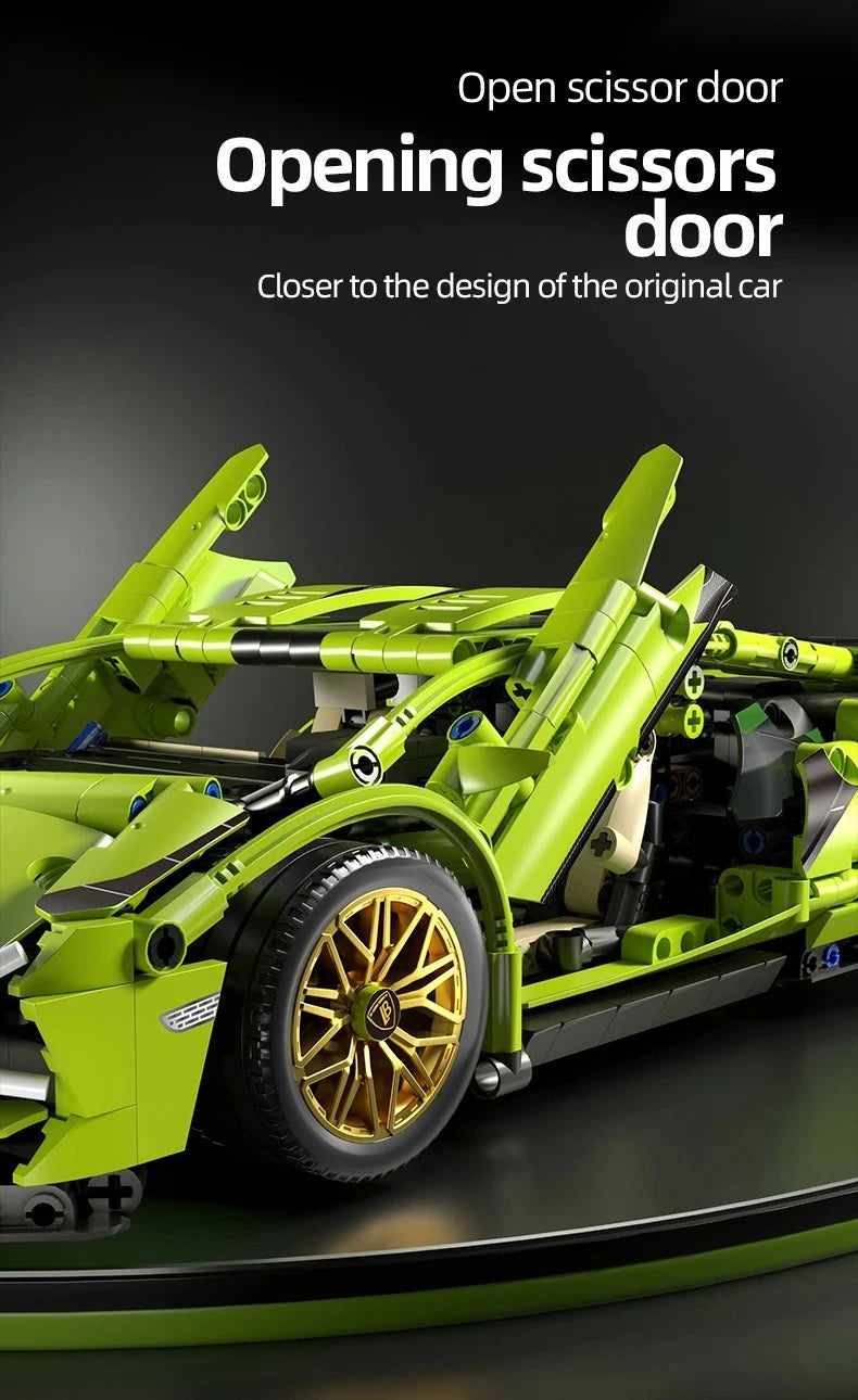 1:14 Scale Remote Control Racing Car Building Kit