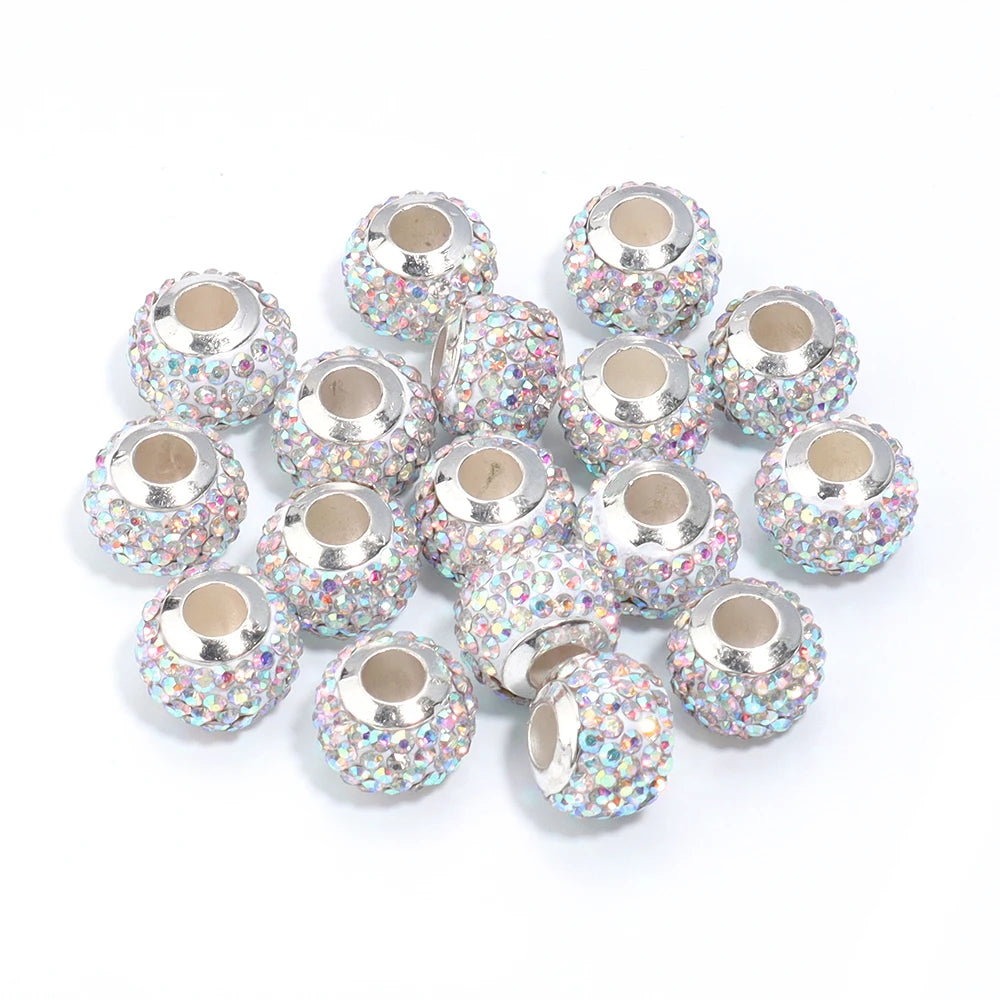 Luxury Rhinestone Spacer Beads for DIY Jewelry Making