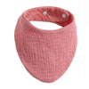 Soft Cotton Muslin Baby Bibs with Absorbent Gauze