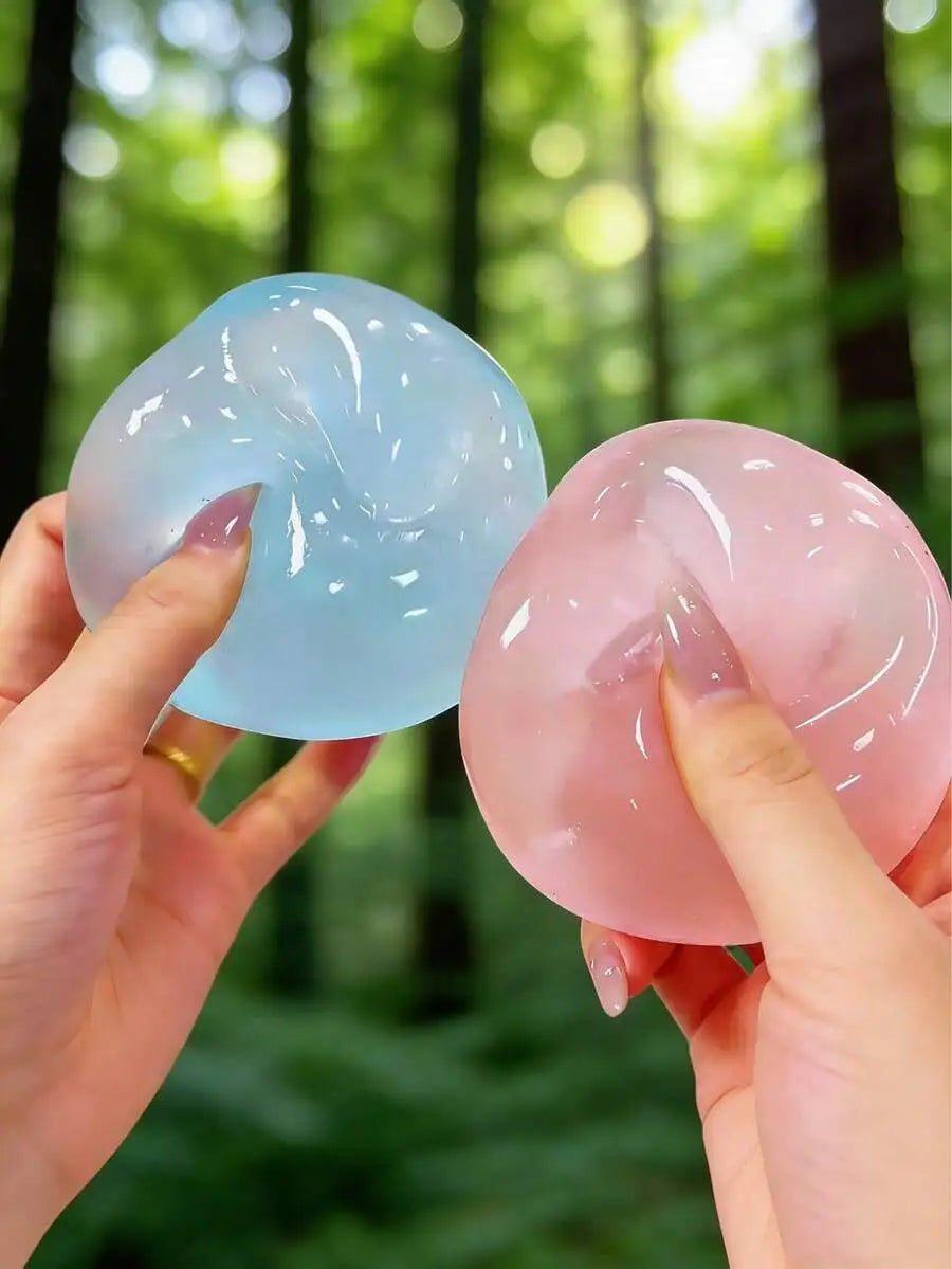 Moldable Stress Relief Squeeze Ball – Slow Rebound Coconut Scent
