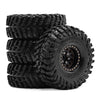 Brass Beadlock Wheel & Tire Set for 1/24 & 1/18 RC Crawlers