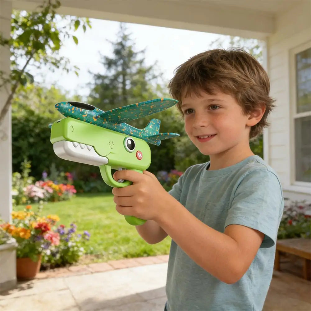 Catapult Foam Glider Plane Launcher Toy