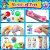Party Favor Assortment with Snap Bracelets and Fidget Toys
