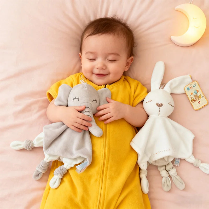 Cuddly Elephant Baby Comforter with Teether & Rattle