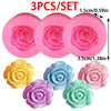 3D Rose Flower Silicone Mold Set for Candle, Soap & Resin Crafts
