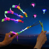 Glow-in-the-Dark Flying Arrow Helicopter Toy with LED Lights