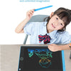 Glare-Free LCD Drawing Tablet with Pressure-Sensitive Stylus