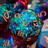 Handmade Resin Sharp Edge Dice Set for RPG Games