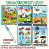Magic Water Drawing Book for Kids - Reusable Coloring Fun