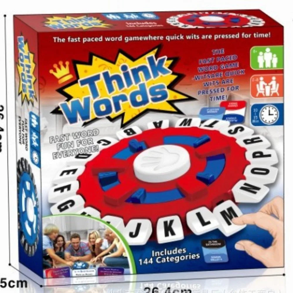 Crazy Letter Game – Interactive Spelling Board Game for Kids & Teens