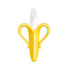 Banana-Shaped Silicone Baby Teether & Training Toothbrush