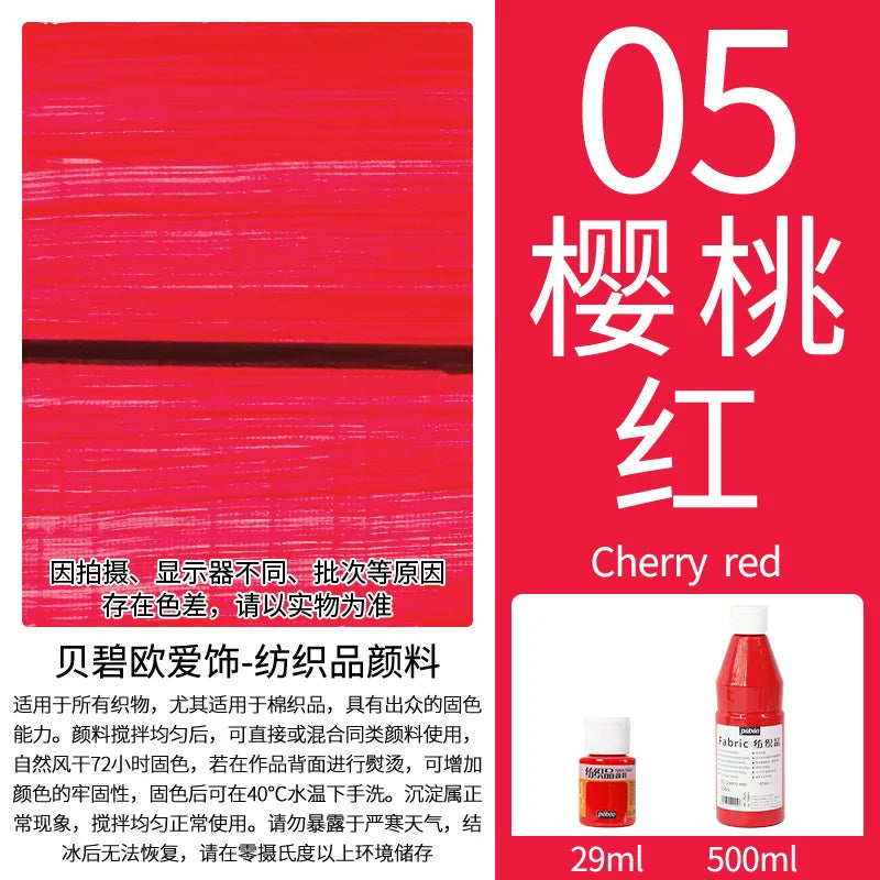 Permanent Fabric Paint for Clothes, T-Shirts & Canvas