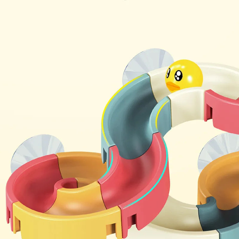 Bath Time Duck Slide Toy Set