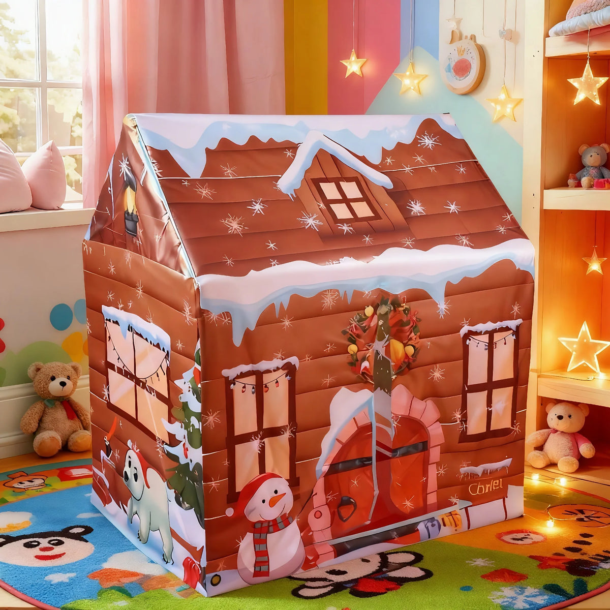 Foldable Kids Castle Play Tent – Portable Indoor & Outdoor Playhouse