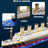 Micro Building Block Titanic Ship Model Kit for Adults and Teens