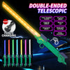 Retractable LED Lightsaber with Sound Effects & 7 Color Modes