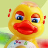 Electric Dancing Duck Toy with Music and Light-Up Eyes