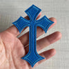 Colorful Embroidered Cross Patches for Clothing