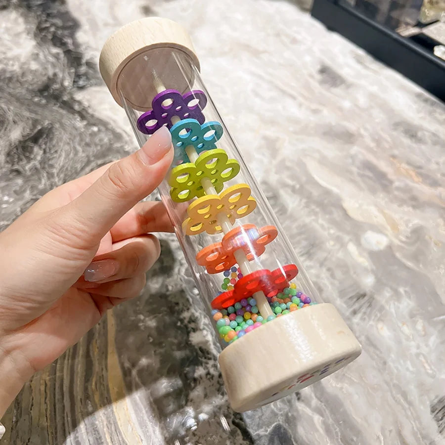 Wooden Rainmaker Sound Toy for Kids
