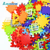 Large House Building Blocks Set with Window Designs – 140-Piece STEM Toy for Kids