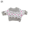 Fashionable Sweater and Vest Set for 20cm Plush Dolls