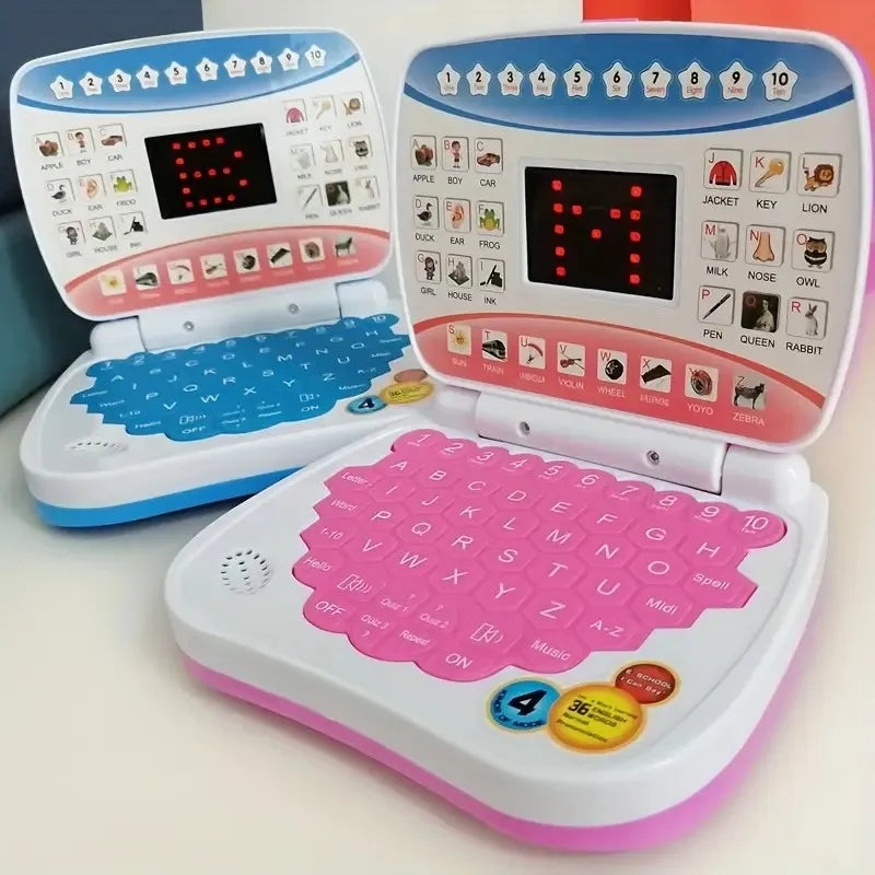 Interactive Learning Computer Toy for Kids with Music & Games