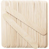 A stack of light wood stir sticks for craft mixing and epoxy resin.
