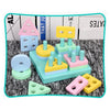 Wooden Shape Sorter & Stacking Toy for Toddlers