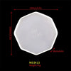 Flower-Shaped Silicone Coaster Mold for Epoxy Resin DIY