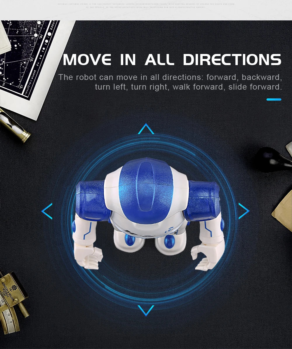 Interactive Gesture-Controlled Robot with Dance and Learning Modes