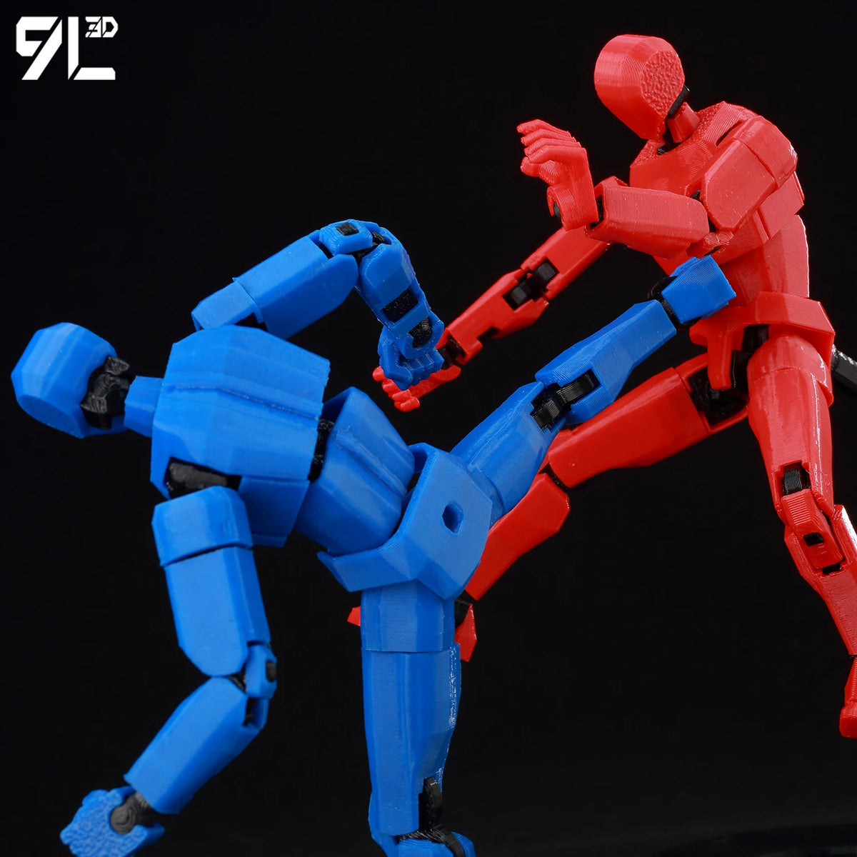 Anime-Style Articulated Dummy Figure with Display Stand