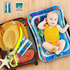 Inflatable Tummy Time Water Play Mat with Floating Fish