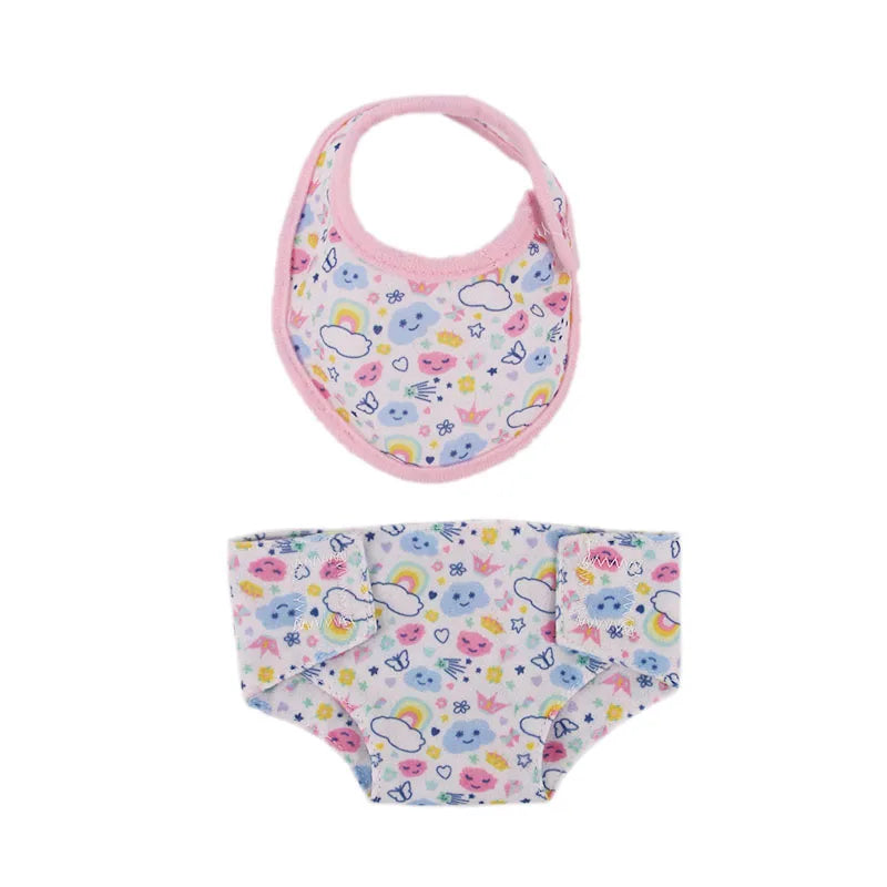 Doll Care Accessory Set with Water Towel and Underwear